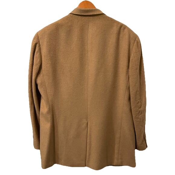 EVAN-PICONE Blazer 100% Camel Hair Men's Tan Sport Coat Vintage Size 44R Career - Picture 2 of 12